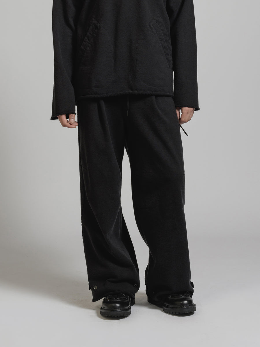 the viridi-anne ウール裏毛パンツ　グレー THE VIRIDI-ANNE（ザ ヴィリディアン） TVA 24AW GARMENT DYE