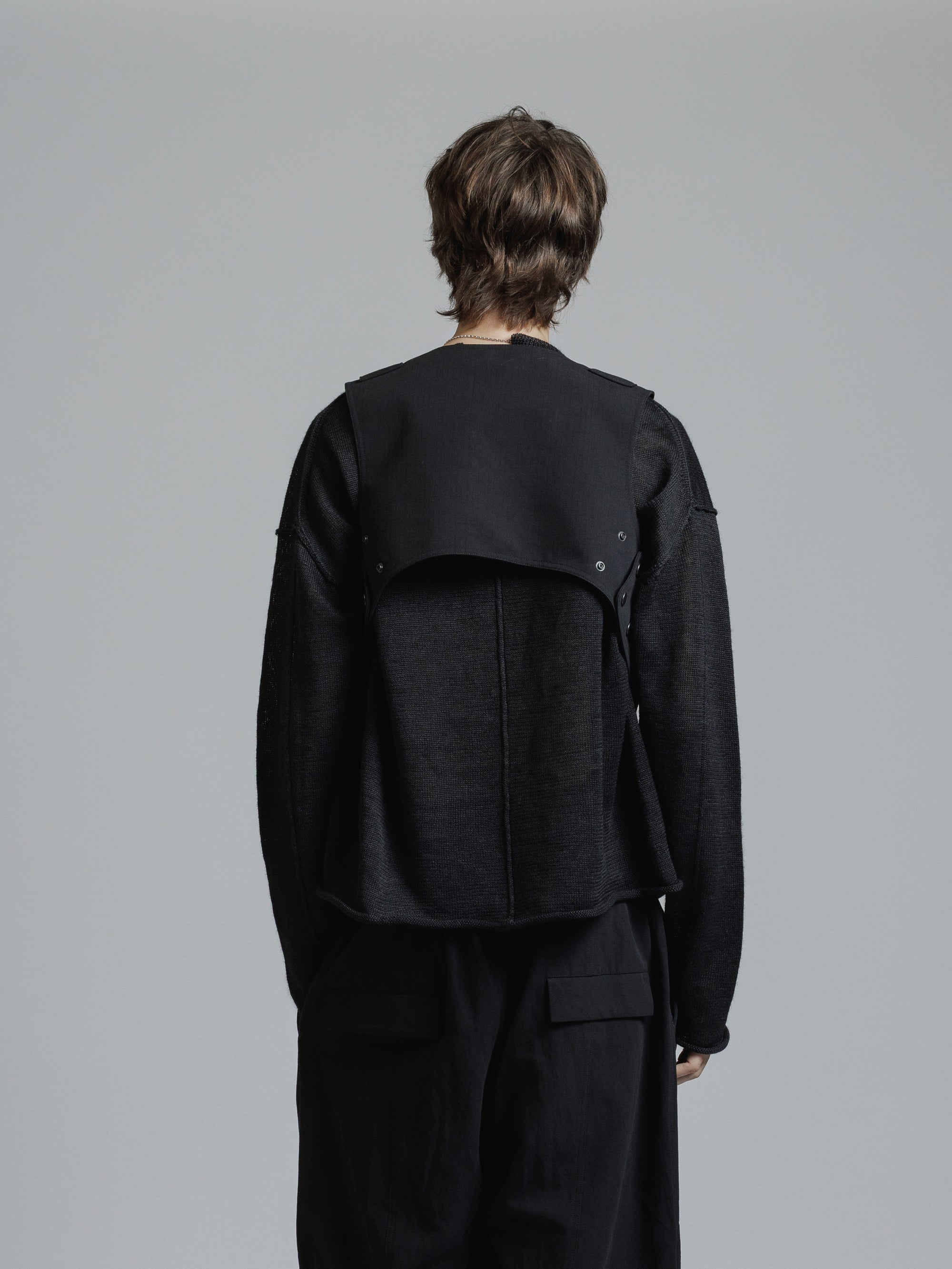 THE VIRIDI-ANNE（ザ ヴィリディアン） TVA 26SS COTTON/NYLON VEST