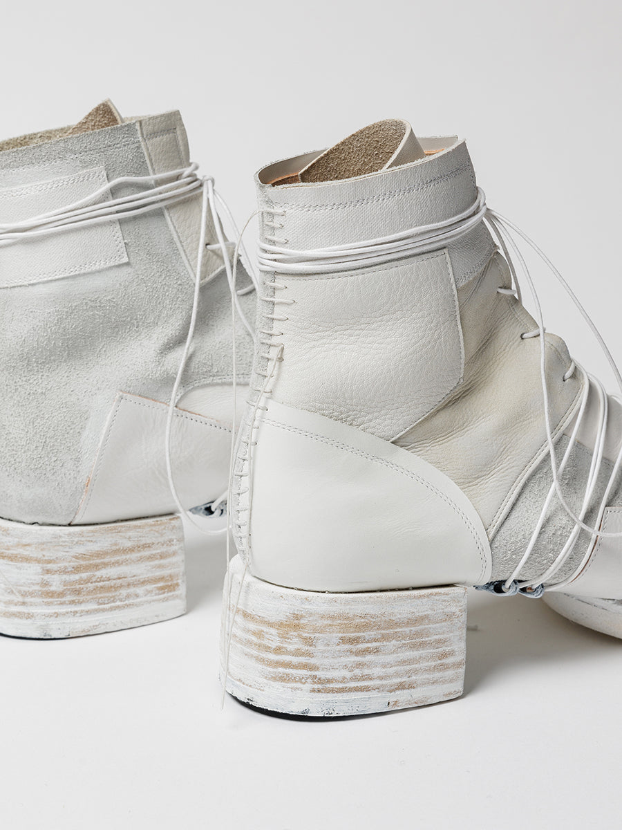 DUELLUM PATCHED BOOTS (WHITE STITCHED) – The Viridi-anne