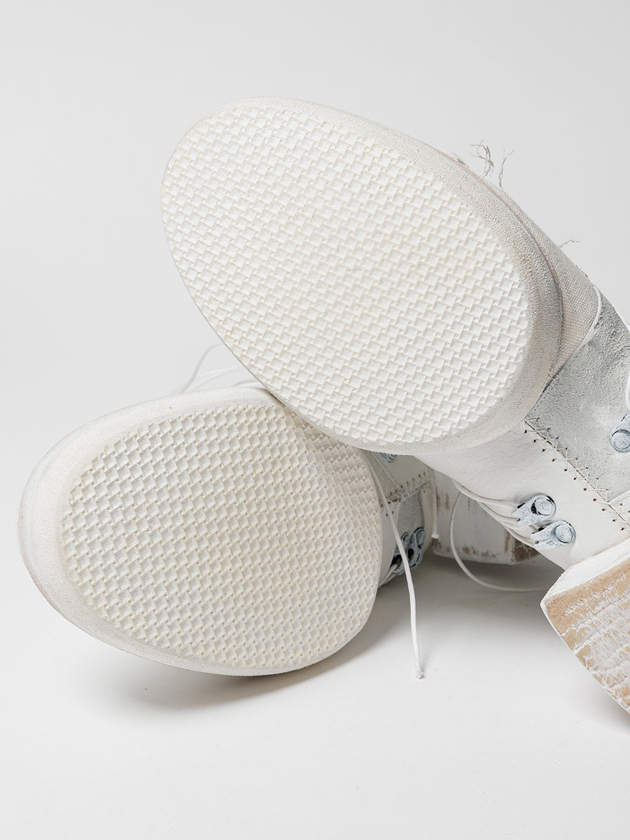 DUELLUM（デュエラム）PATCHED BOOTS (WHITE STITCHED) （パッチワーク