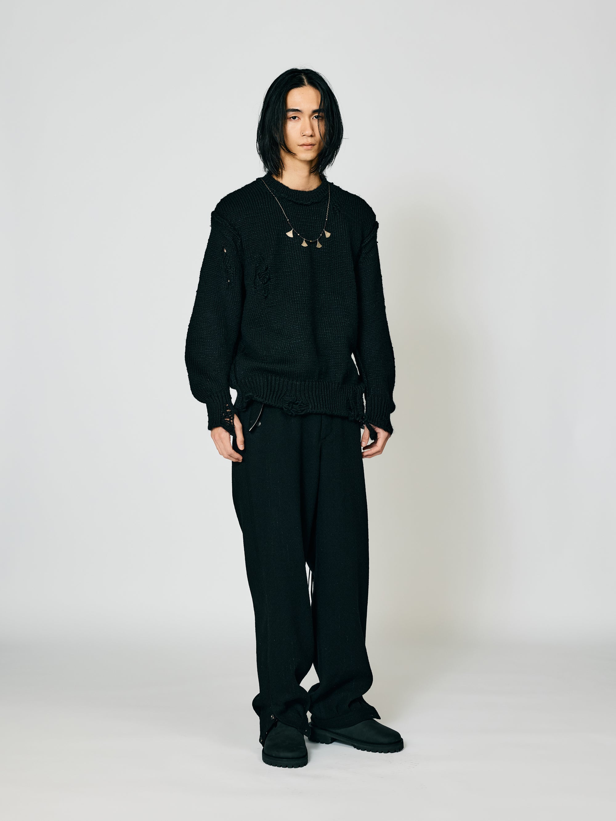 ISO] （イソウ） ×NEKKA Damaged Sweater（ダメージニット） – The