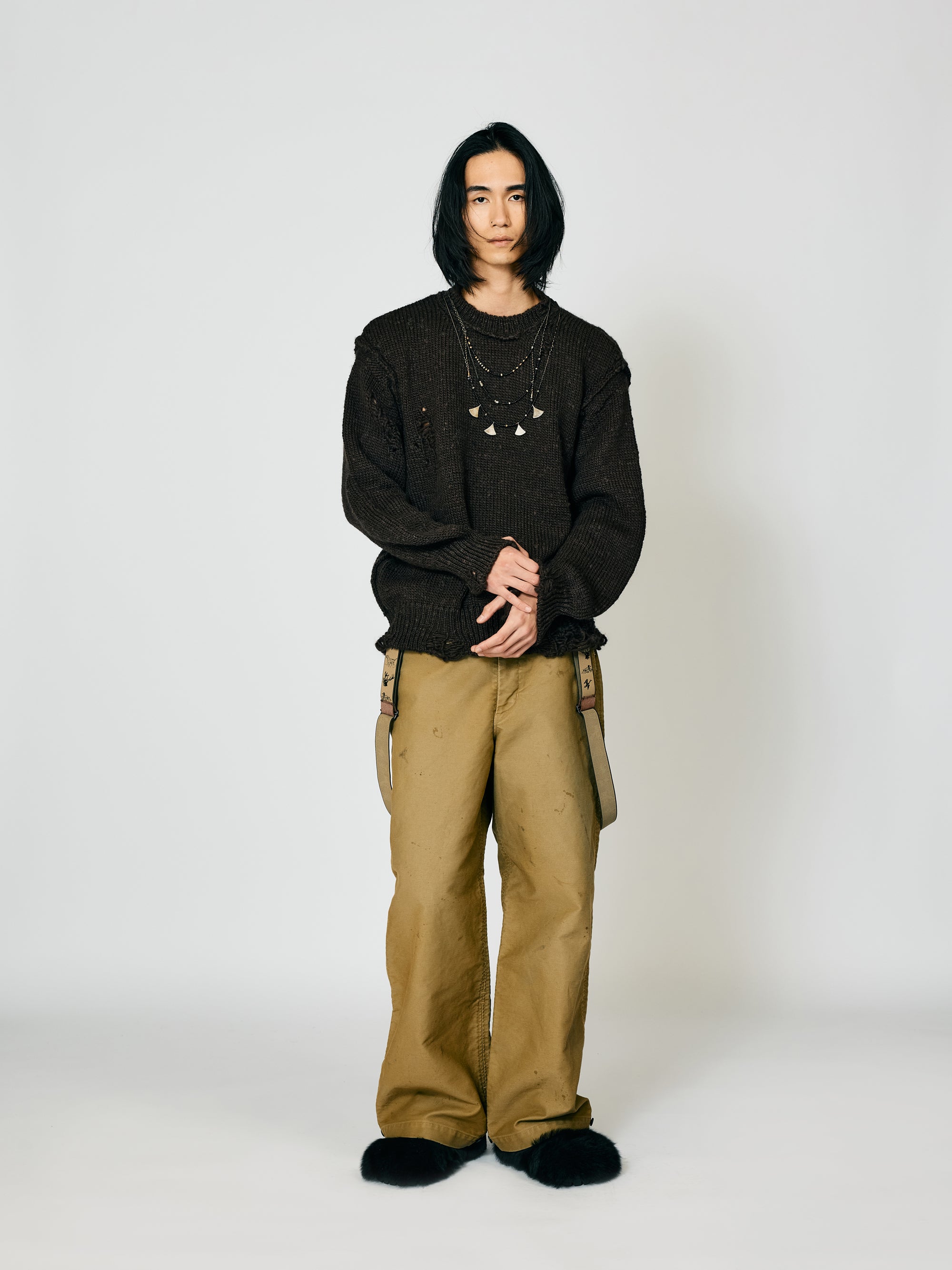 ISO] （イソウ） ×NEKKA Damaged Sweater（ダメージニット） – The