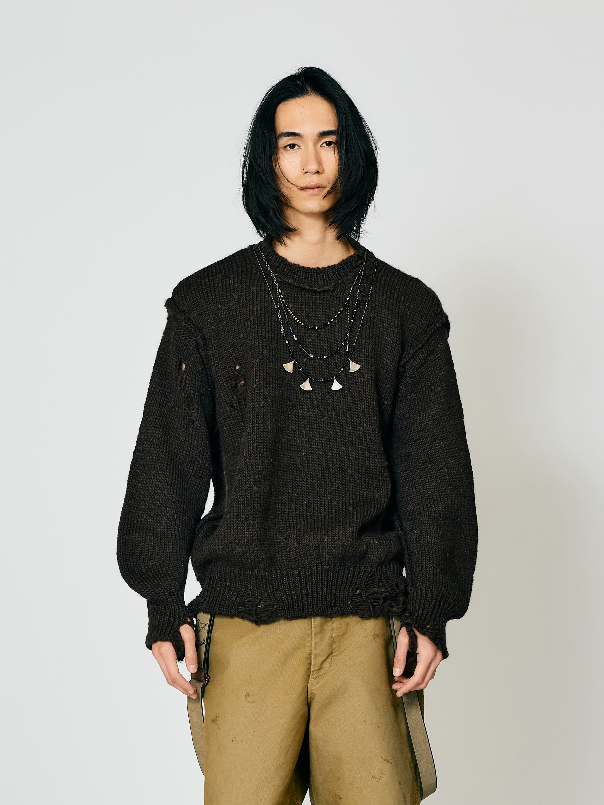 ISO] （イソウ） ×NEKKA Damaged Sweater（ダメージニット） – The