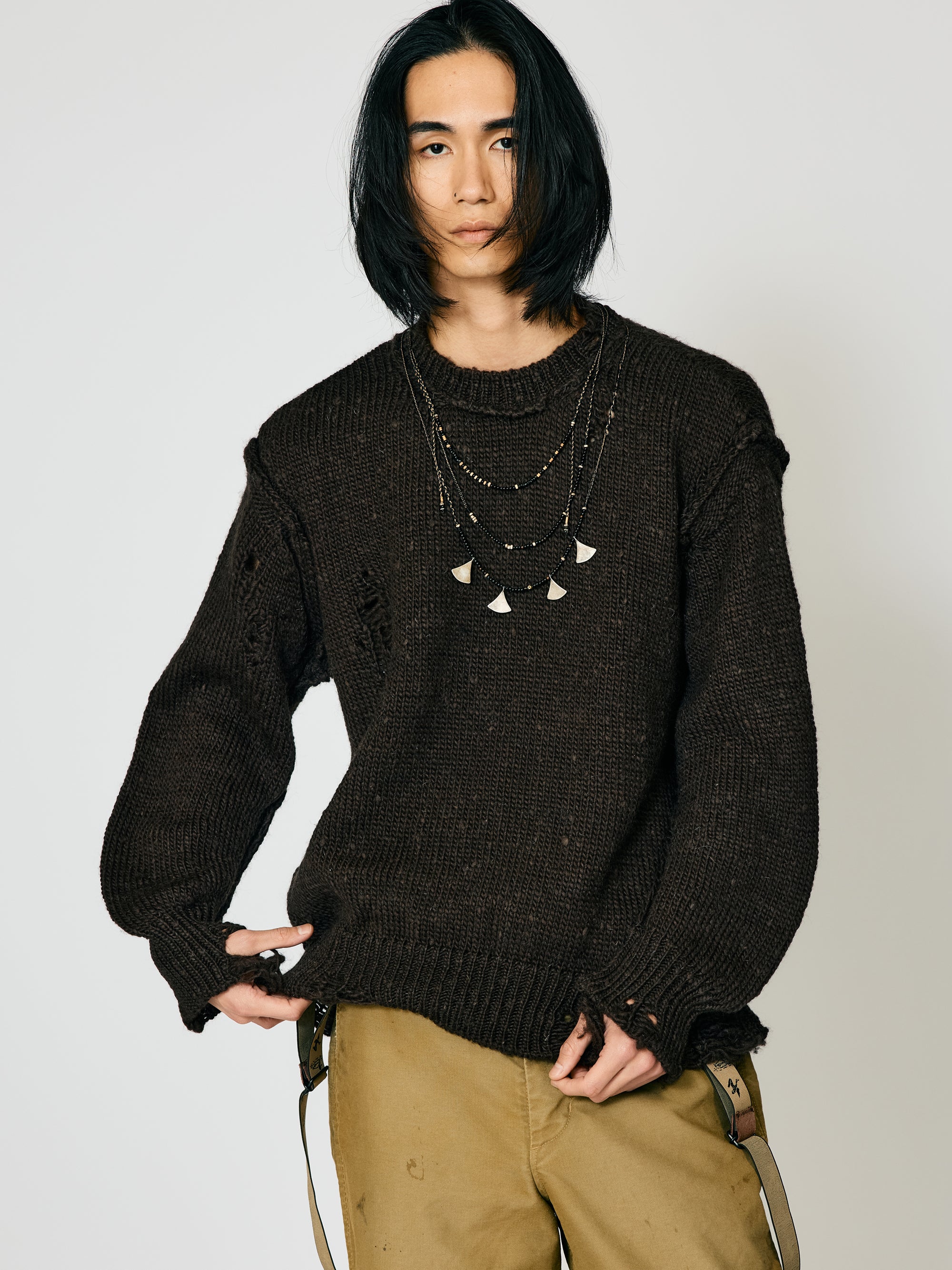ISO] （イソウ） ×NEKKA Damaged Sweater（ダメージニット） – The