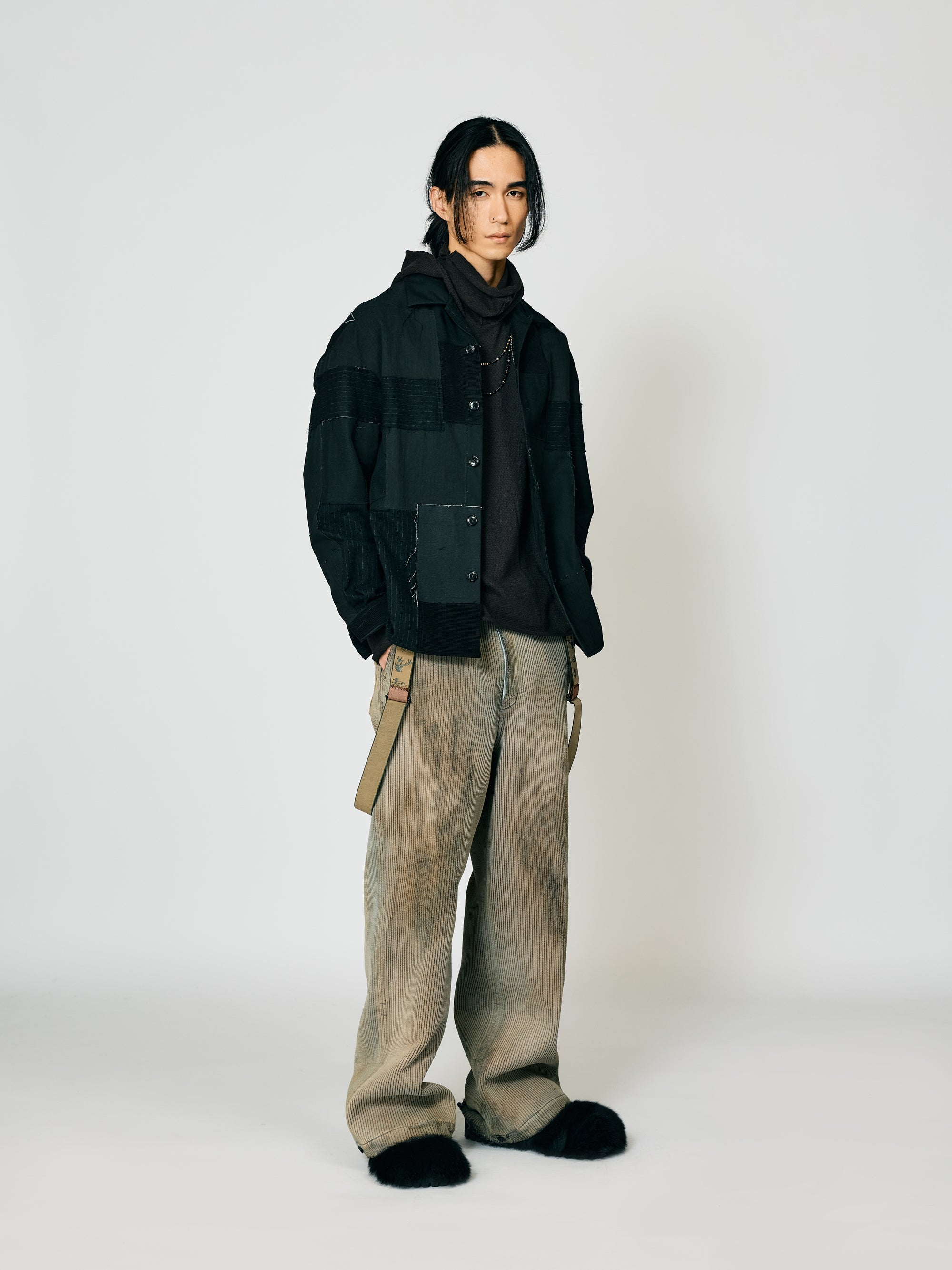 ISO] （イソウ） Patchwork Shirt Jacket（パッチワークシャツ
