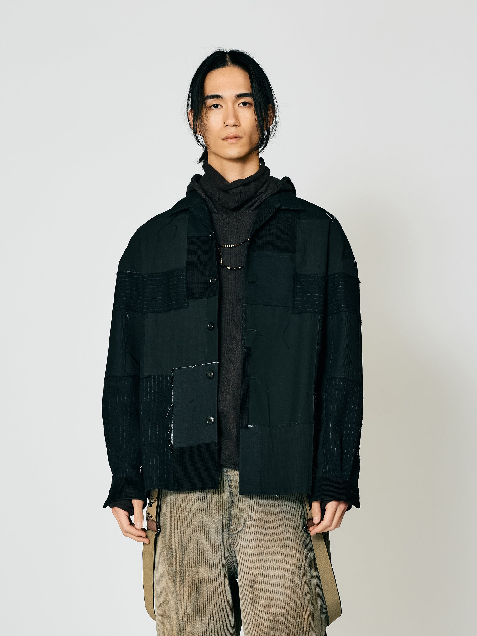 ISO] （イソウ） Patchwork Shirt Jacket（パッチワークシャツ