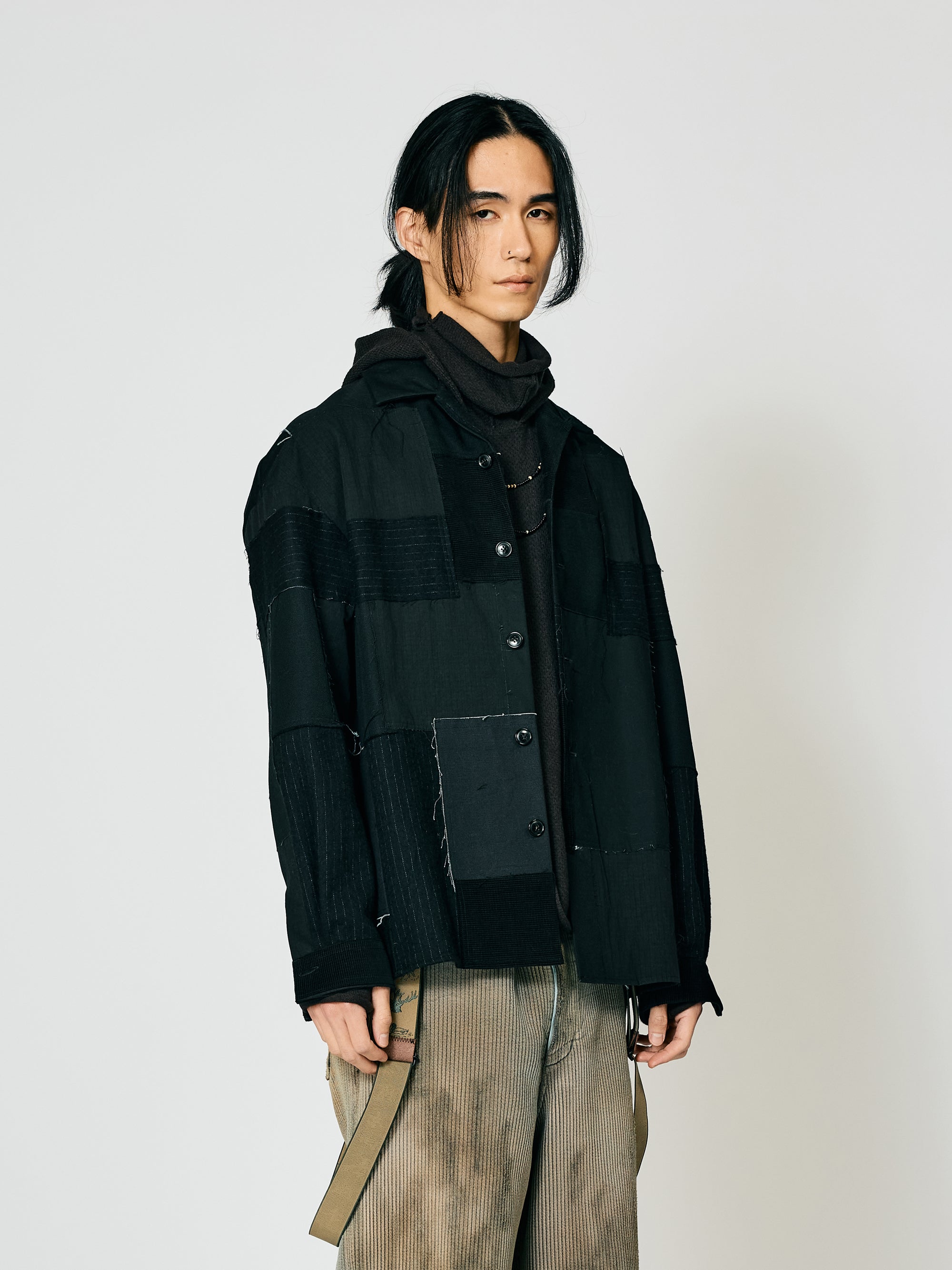 ISO] （イソウ） Patchwork Shirt Jacket（パッチワークシャツ
