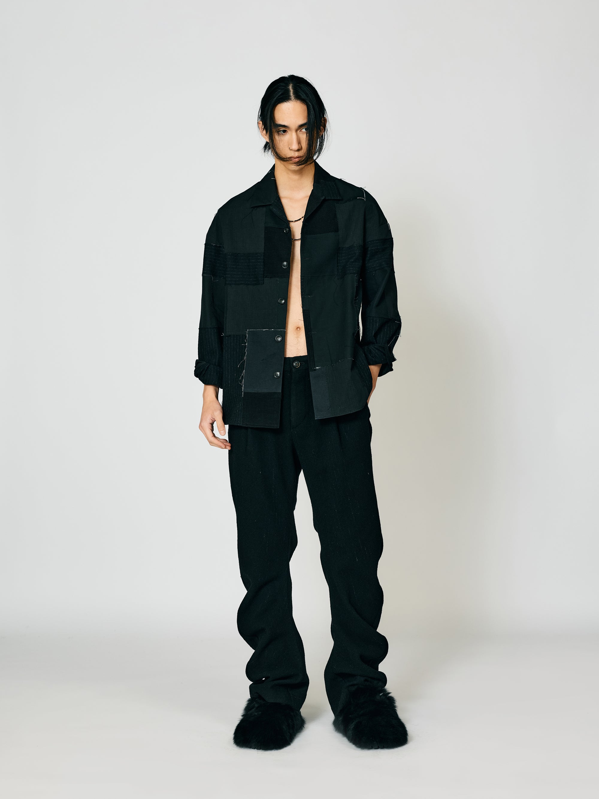 ISO] （イソウ） Patchwork Shirt Jacket（パッチワークシャツ