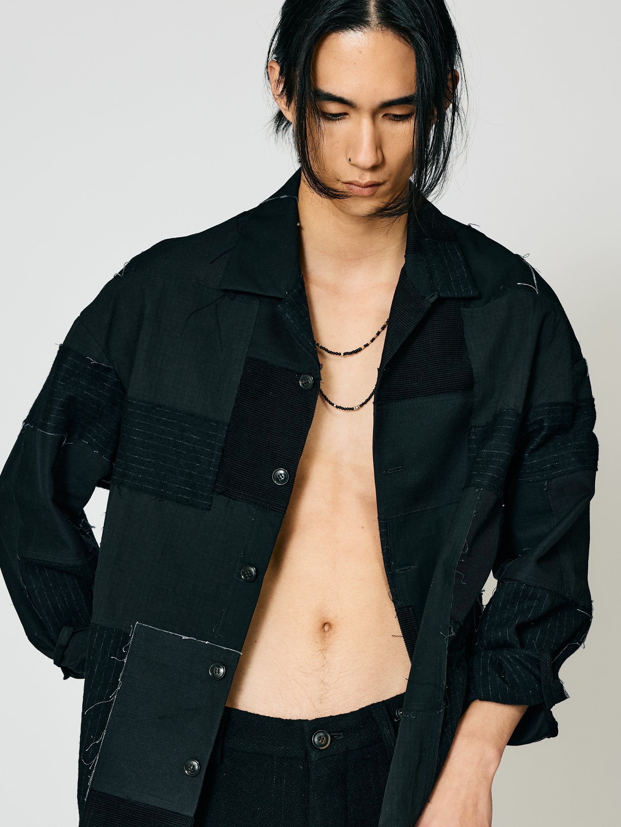 ISO] （イソウ） Patchwork Shirt Jacket（パッチワークシャツ