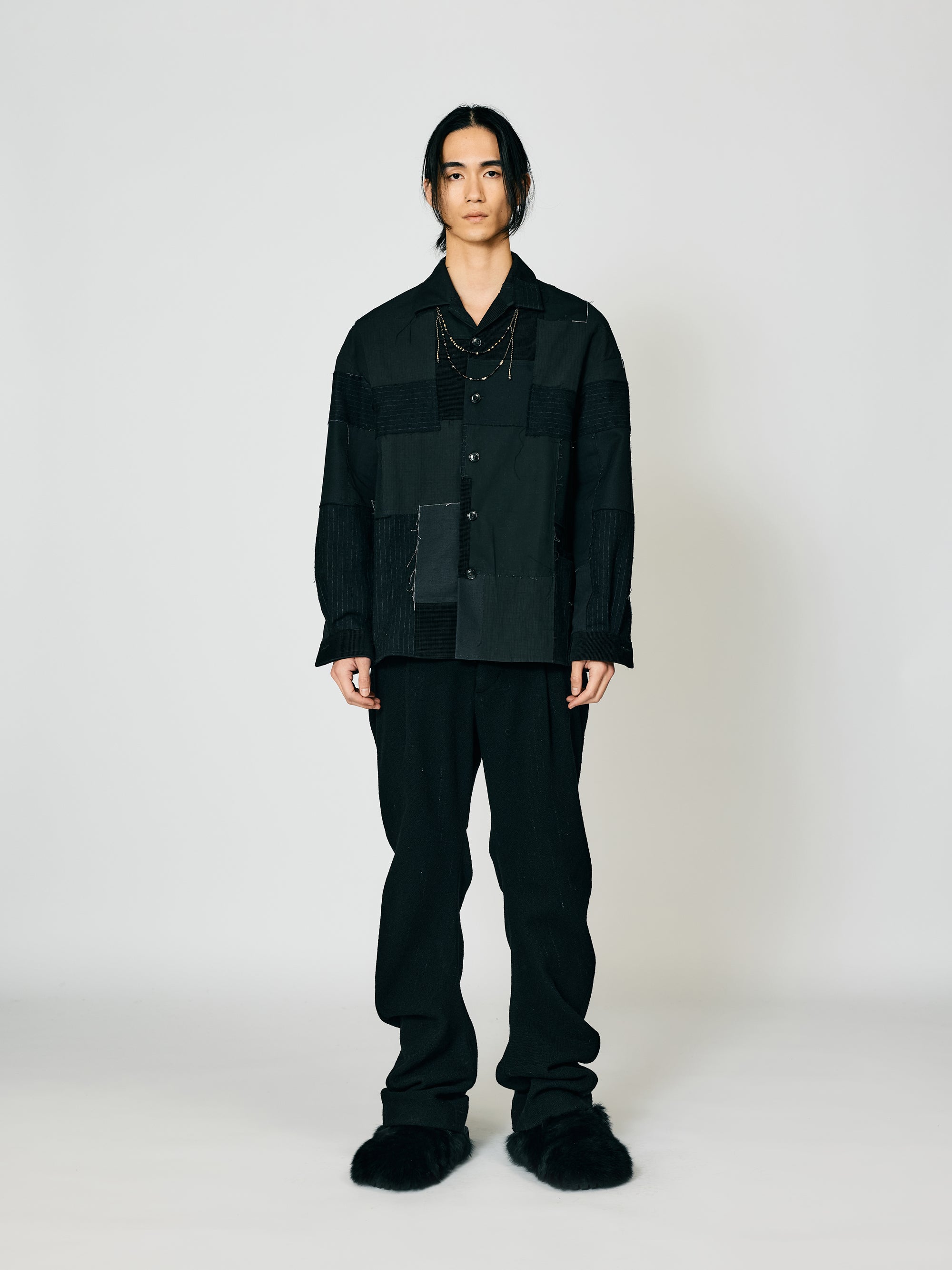 ISO] （イソウ） Patchwork Shirt Jacket（パッチワークシャツ