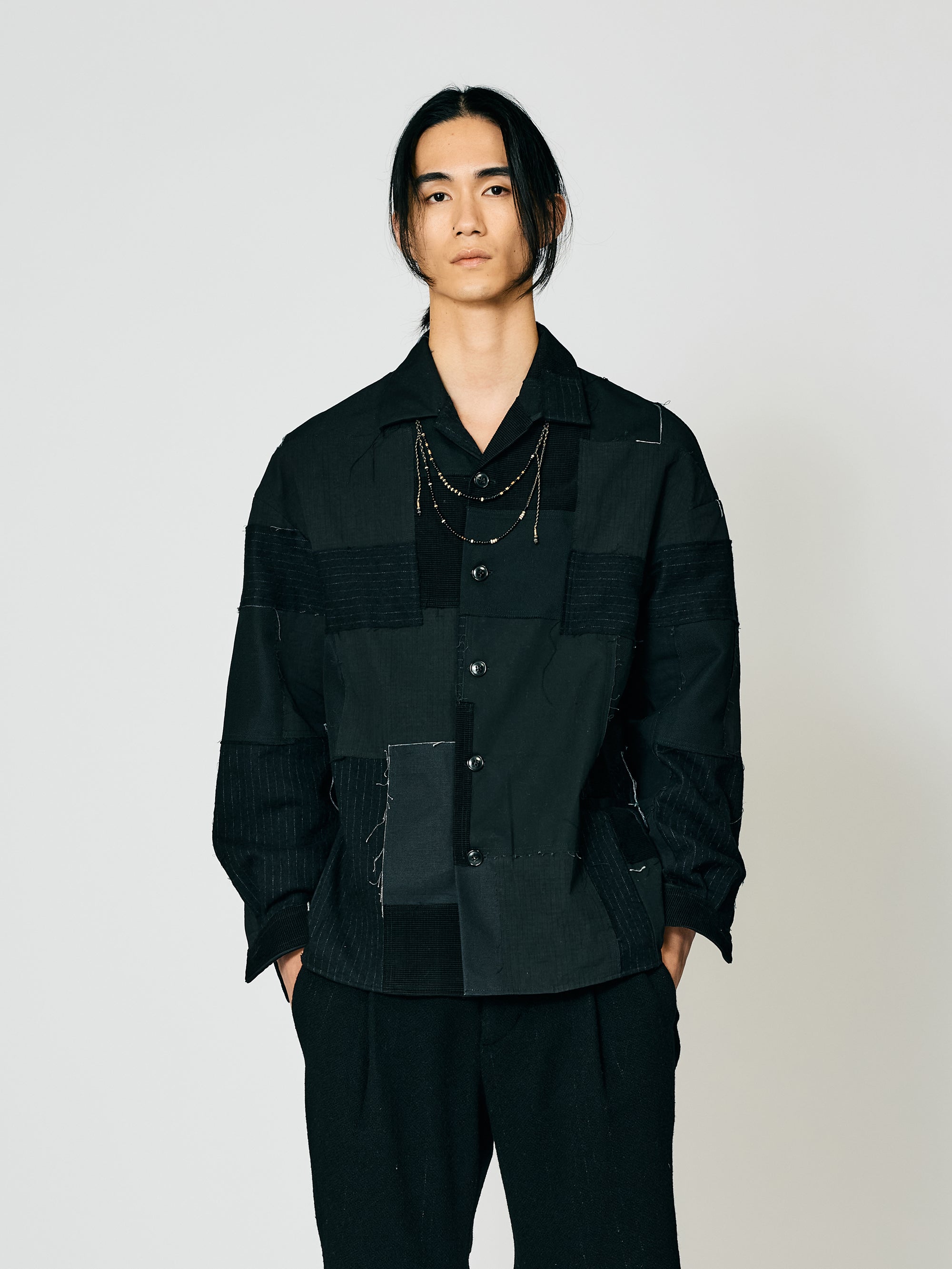 ISO] （イソウ） Patchwork Shirt Jacket（パッチワークシャツ