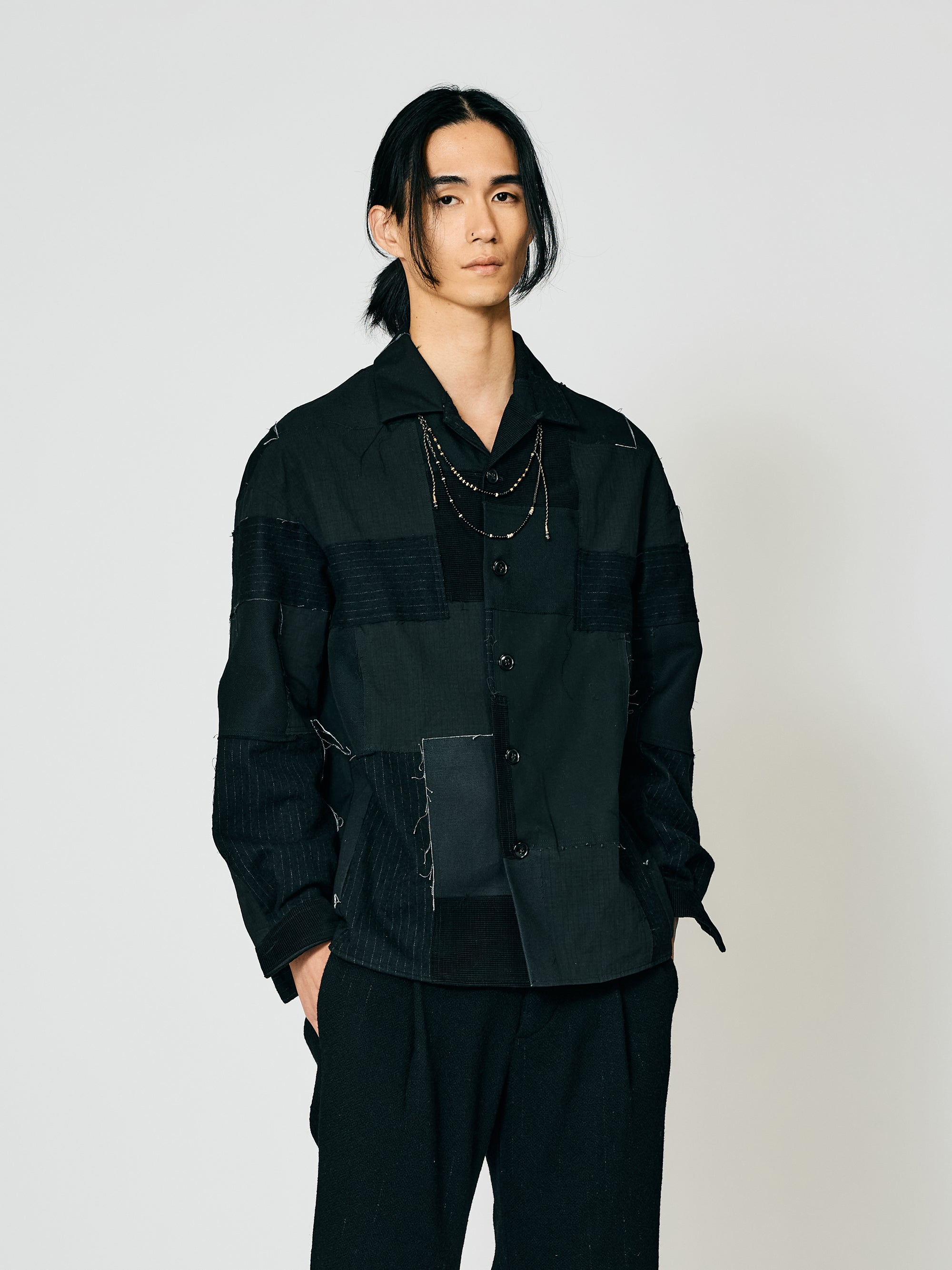 ISO] （イソウ） Patchwork Shirt Jacket（パッチワークシャツ