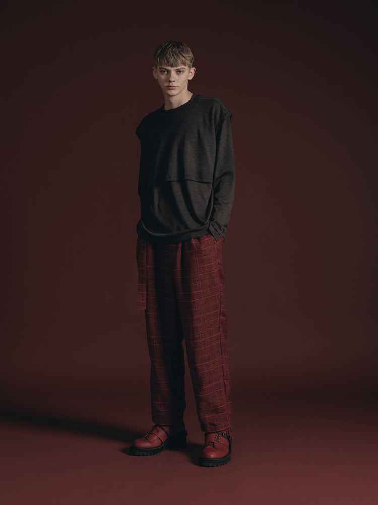 
                  
                    WOOL JERSEY LAYERD L/S T-SHIRT
                  
                