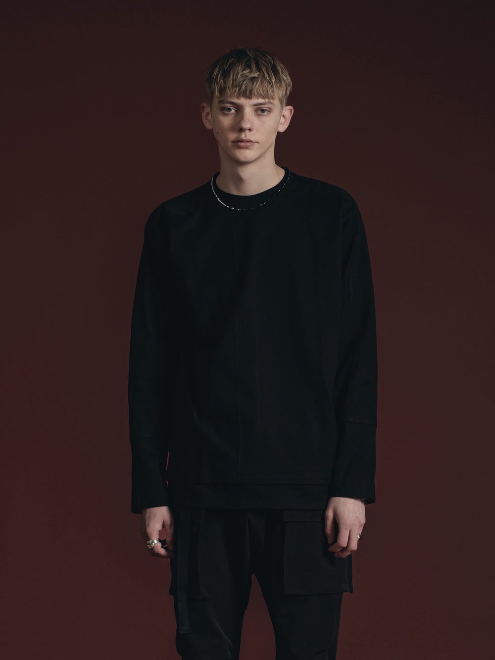 COTTON JERSEY L/S T-SHIRT