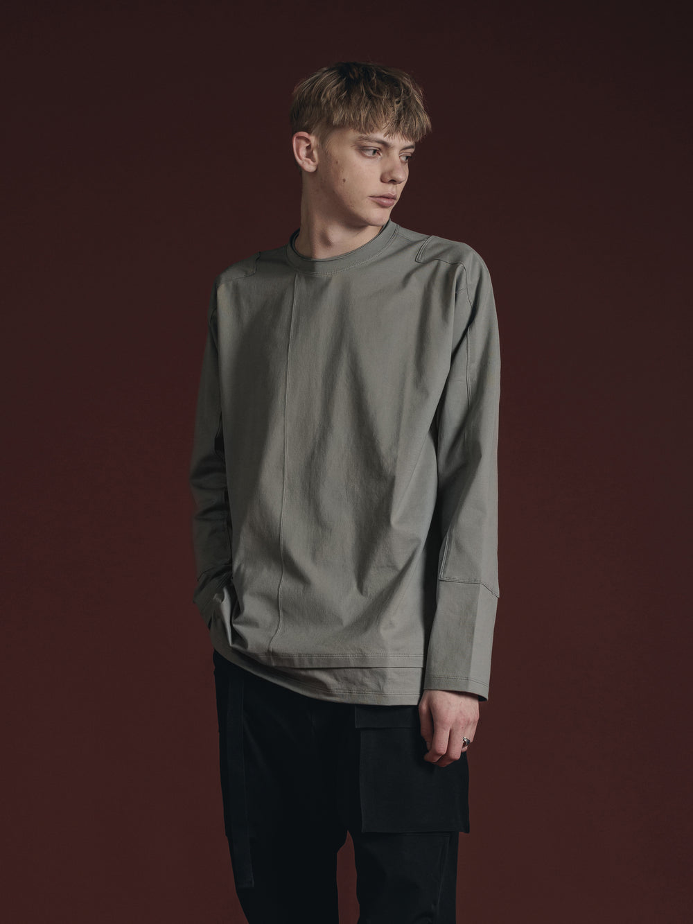 COTTON JERSEY L/S T-SHIRT