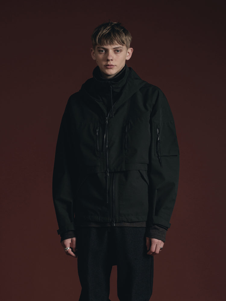 
                  
                    WATER REPELLENT HOODED JACKET
                  
                