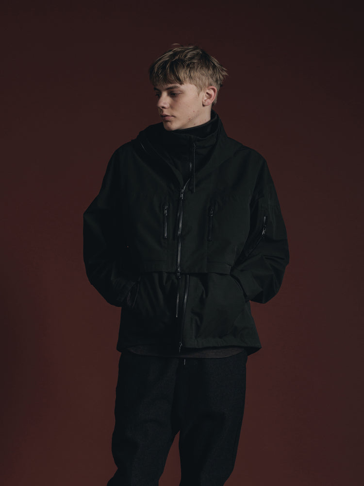 
                  
                    WATER REPELLENT HOODED JACKET
                  
                