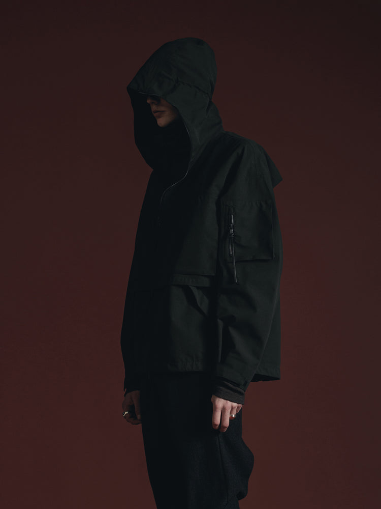 
                  
                    WATER REPELLENT HOODED JACKET
                  
                