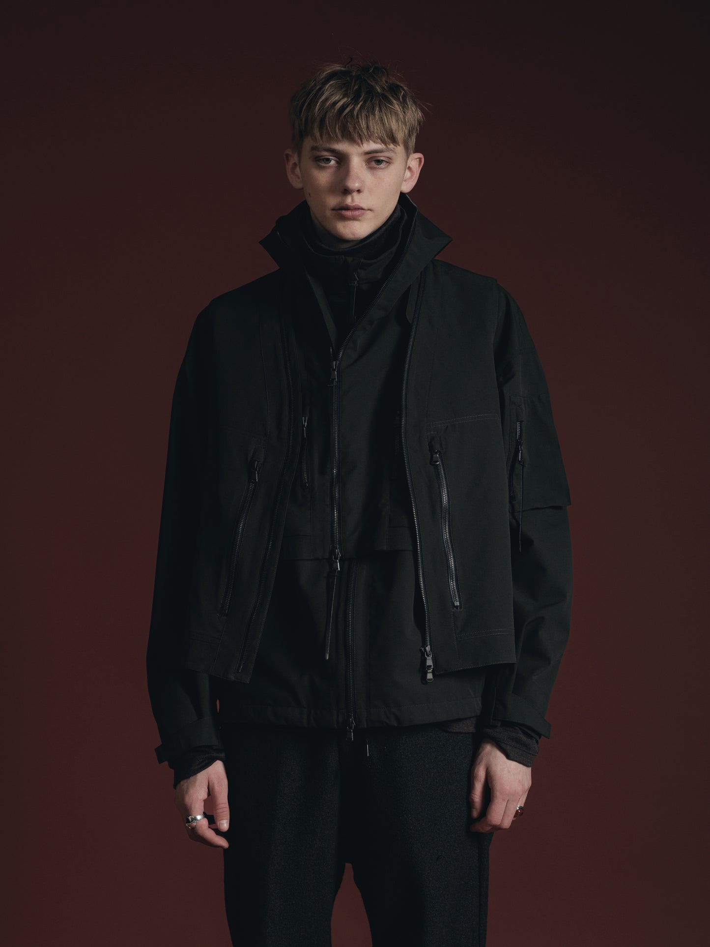 
                  
                    WATER REPELLENT HOODED JACKET
                  
                