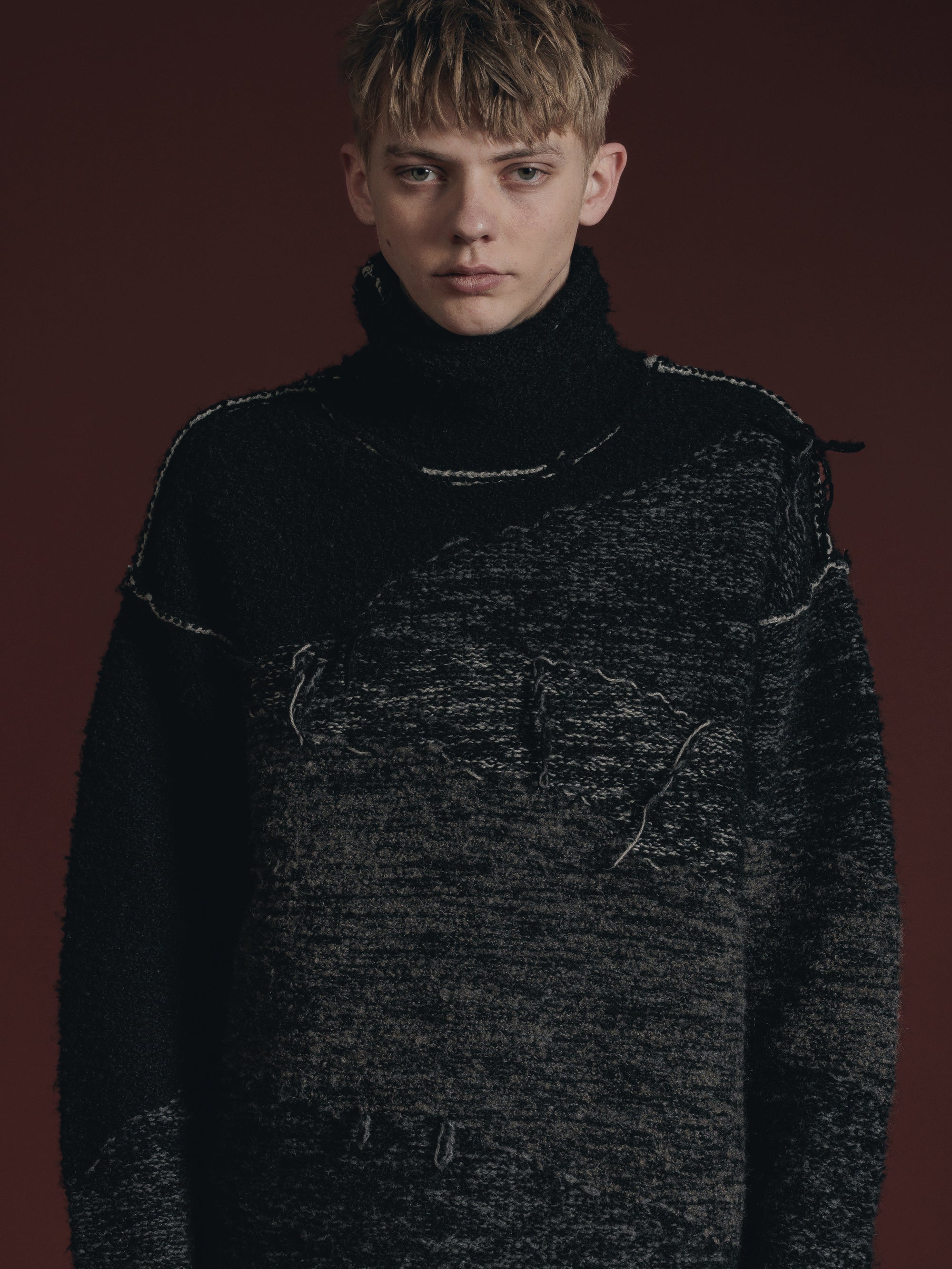 The viridi anne ヴィリジアン マスク カットソー タートル The Viridi-anne 2024-25AW ライダースジャケット