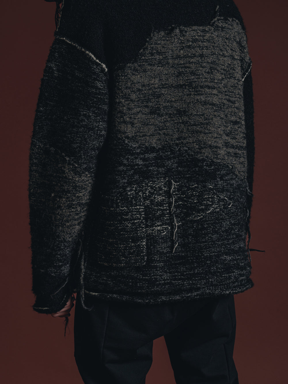 THE VIRIDI-ANNE リバーシブルグランジセーター