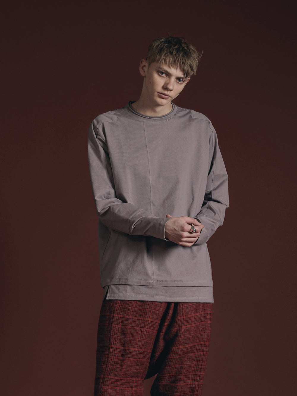 COTTON JERSEY L/S T-SHIRT