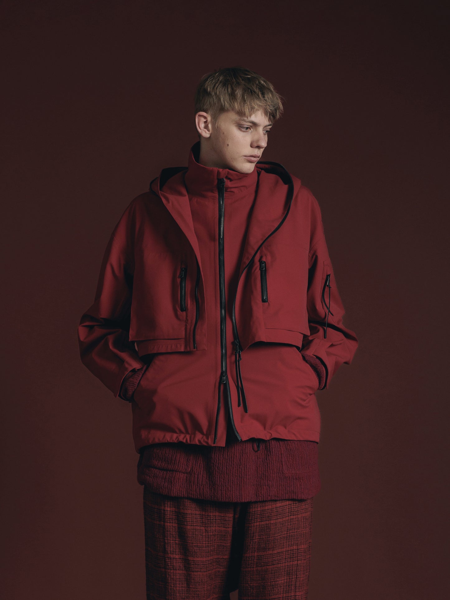 
                  
                    WATER REPELLENT HOODED JACKET
                  
                