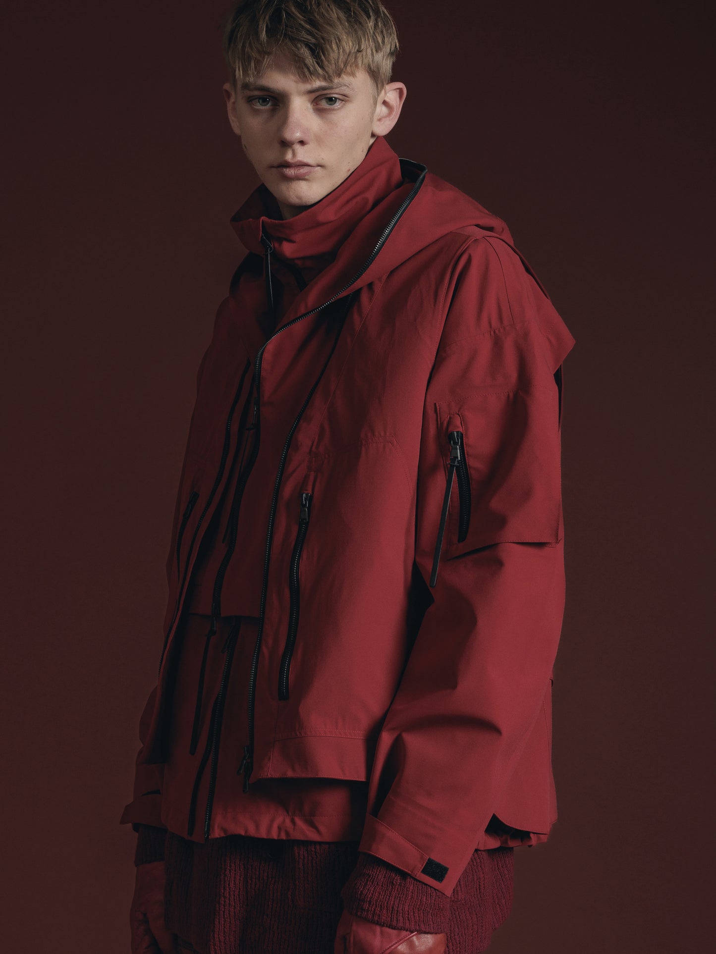 
                  
                    WATER REPELLENT HOODED JACKET
                  
                