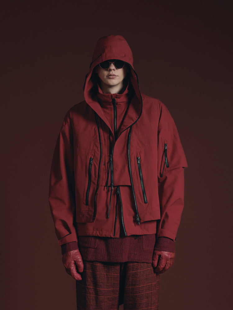 
                  
                    WATER REPELLENT HOODED JACKET
                  
                