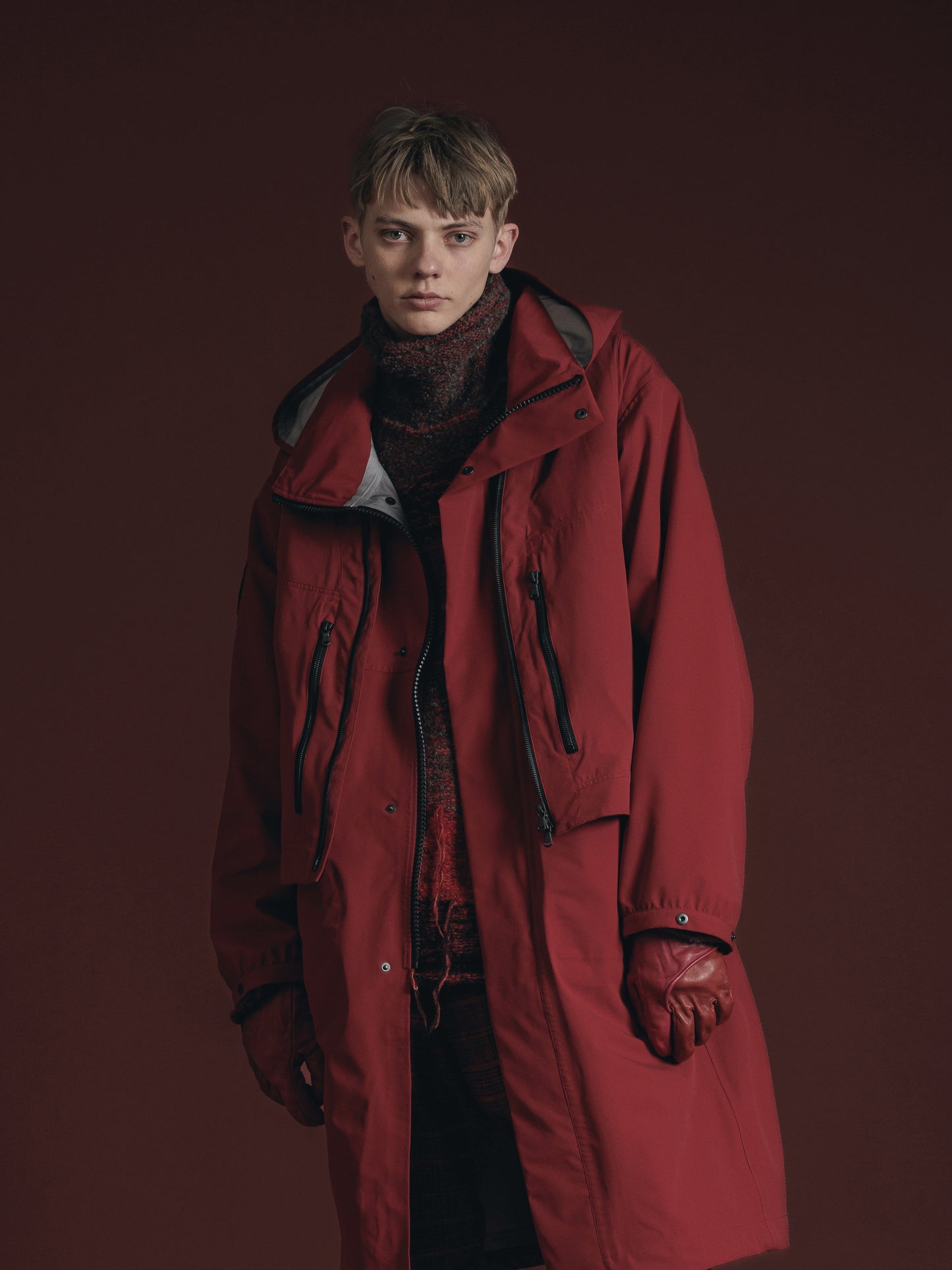 
                  
                    WATER REPELLENT HOODED COAT
                  
                