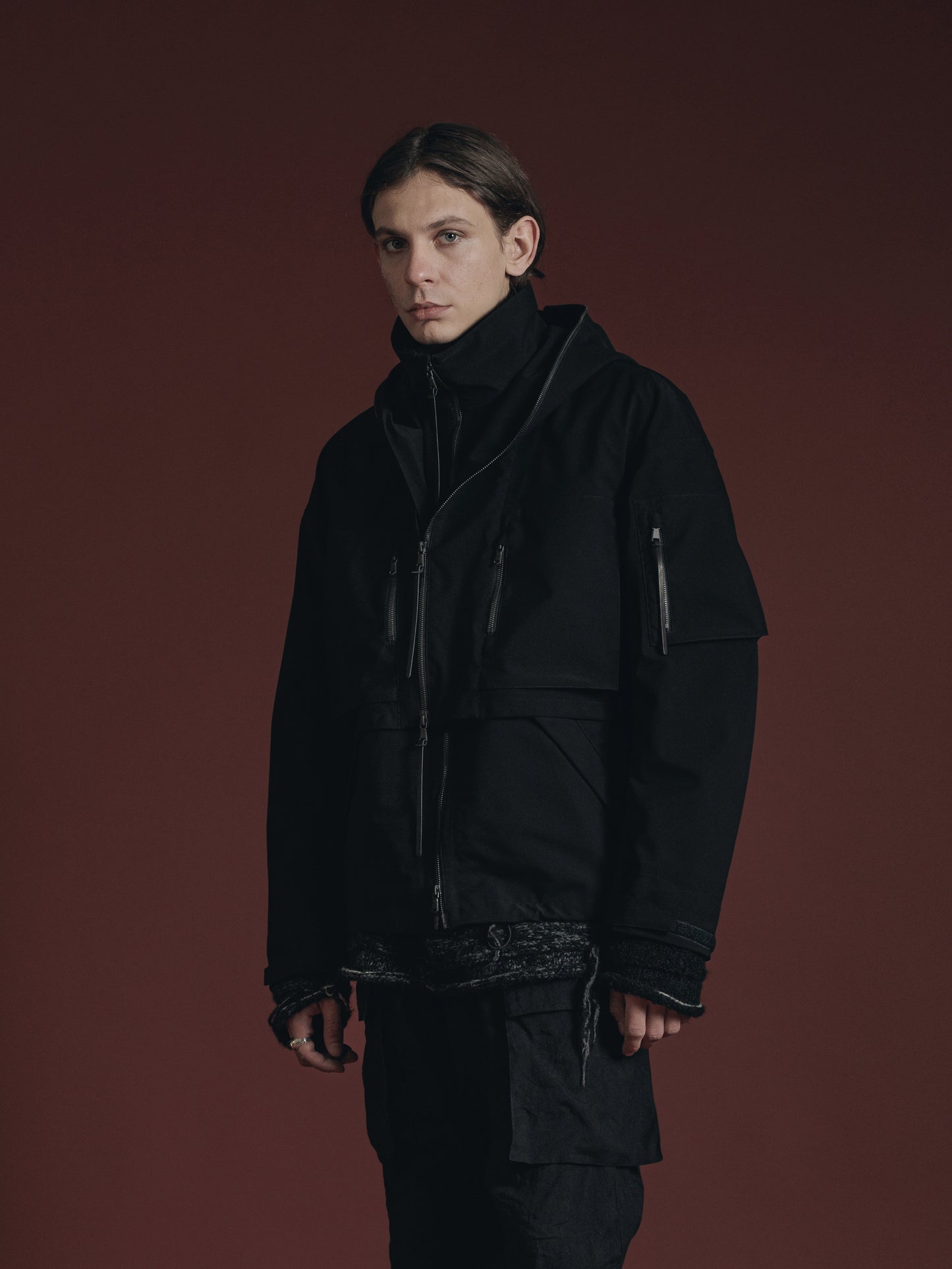 
                  
                    WATER REPELLENT HOODED JACKET
                  
                