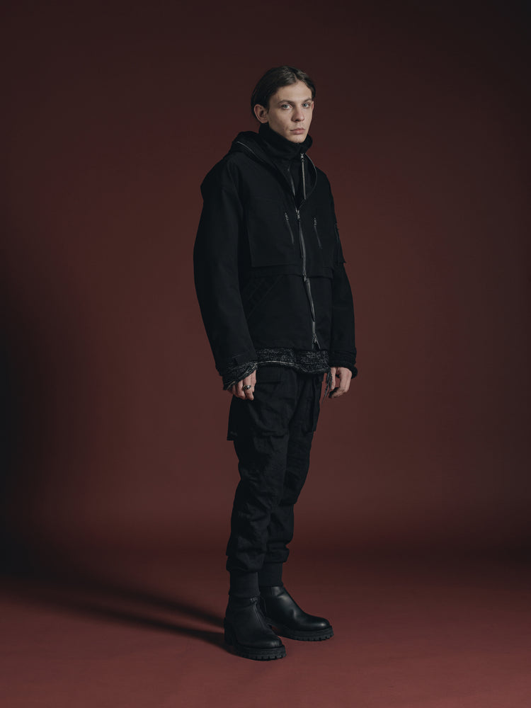 
                  
                    WATER REPELLENT HOODED JACKET
                  
                