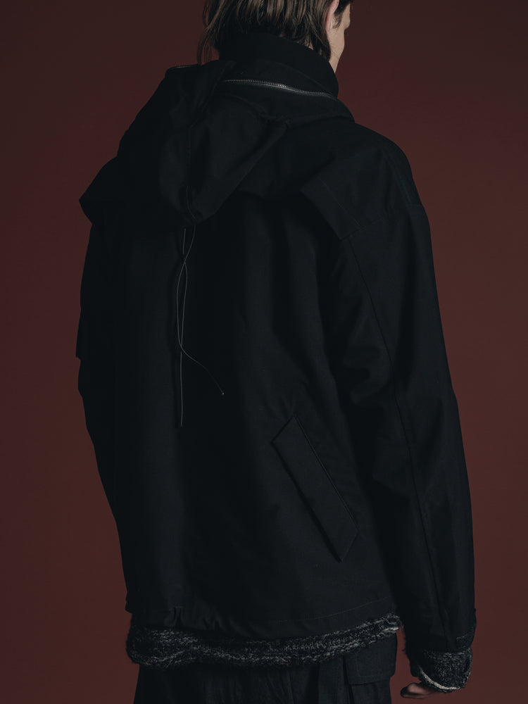 
                  
                    WATER REPELLENT HOODED JACKET
                  
                