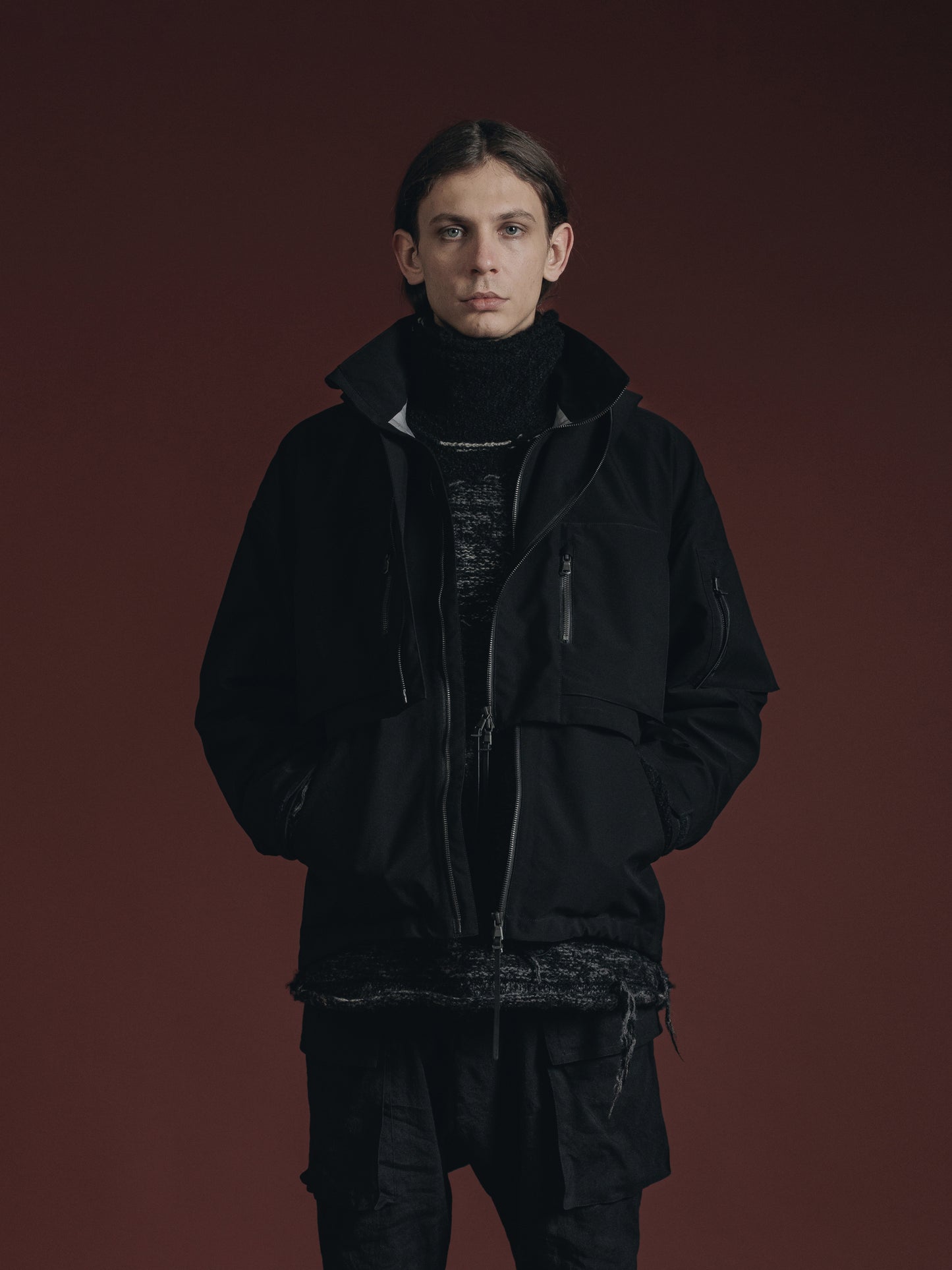 
                  
                    WATER REPELLENT HOODED JACKET
                  
                