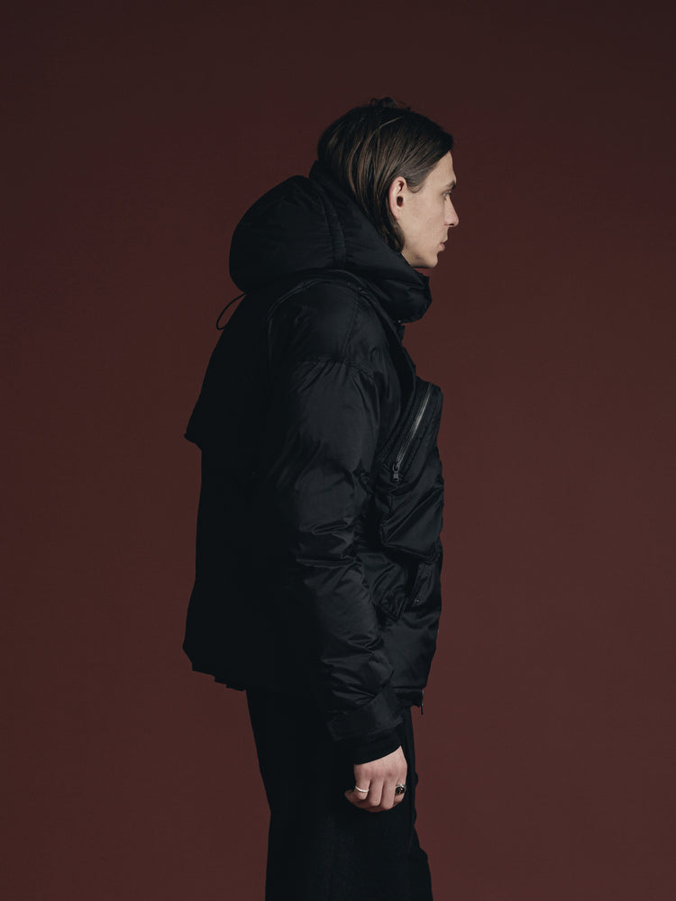 
                  
                    LAYERED DOWN JACKET
                  
                