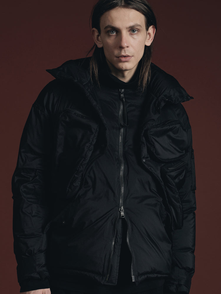 
                  
                    LAYERED DOWN JACKET
                  
                