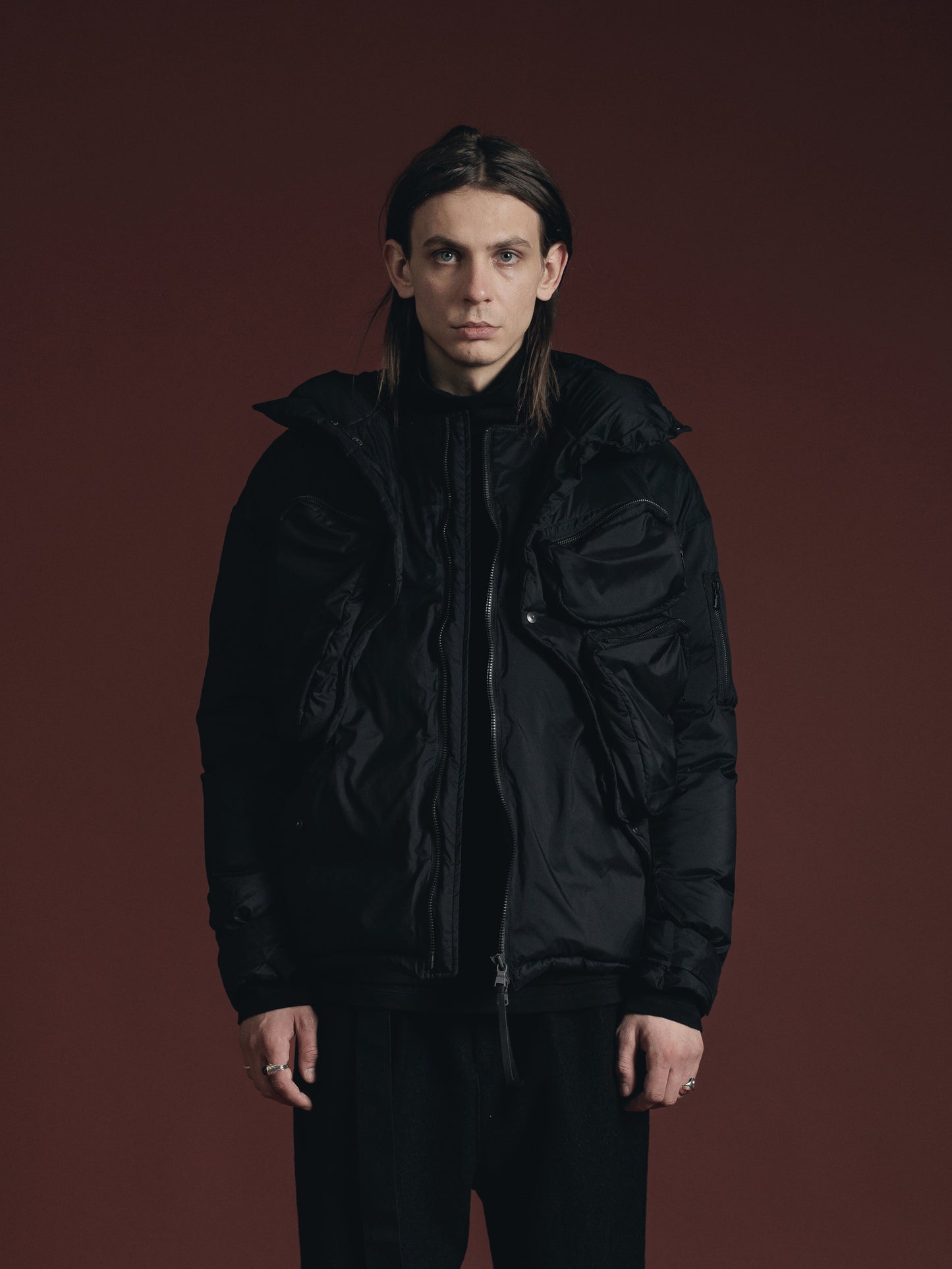 
                  
                    LAYERED DOWN JACKET
                  
                