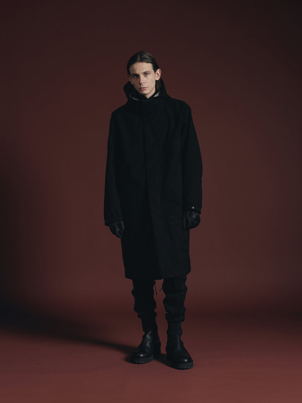 WATER REPELLENT HOODED COAT