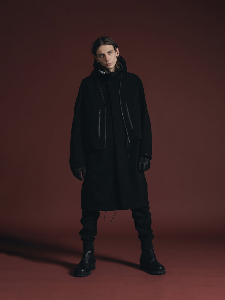 
                  
                    WATER REPELLENT HOODED COAT
                  
                