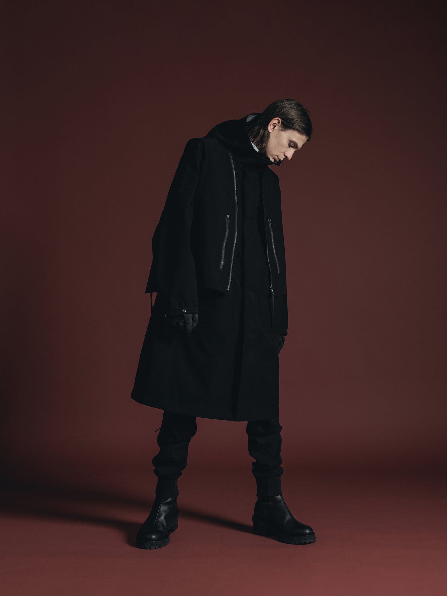 
                  
                    WATER REPELLENT HOODED COAT
                  
                