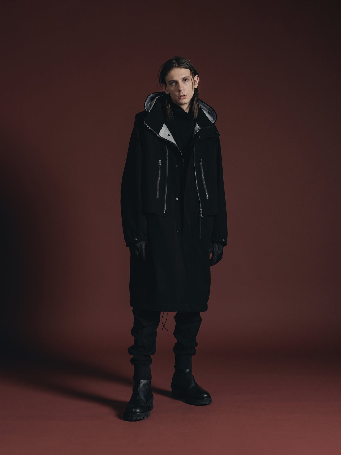 
                  
                    WATER REPELLENT HOODED COAT
                  
                