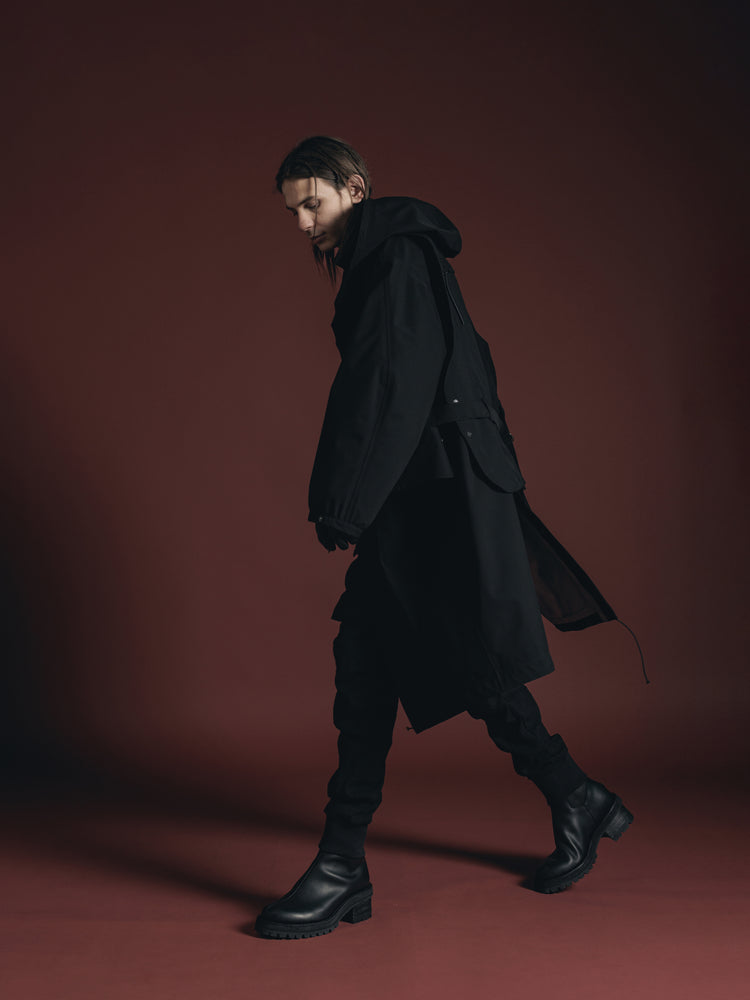 
                  
                    WATER REPELLENT HOODED COAT
                  
                