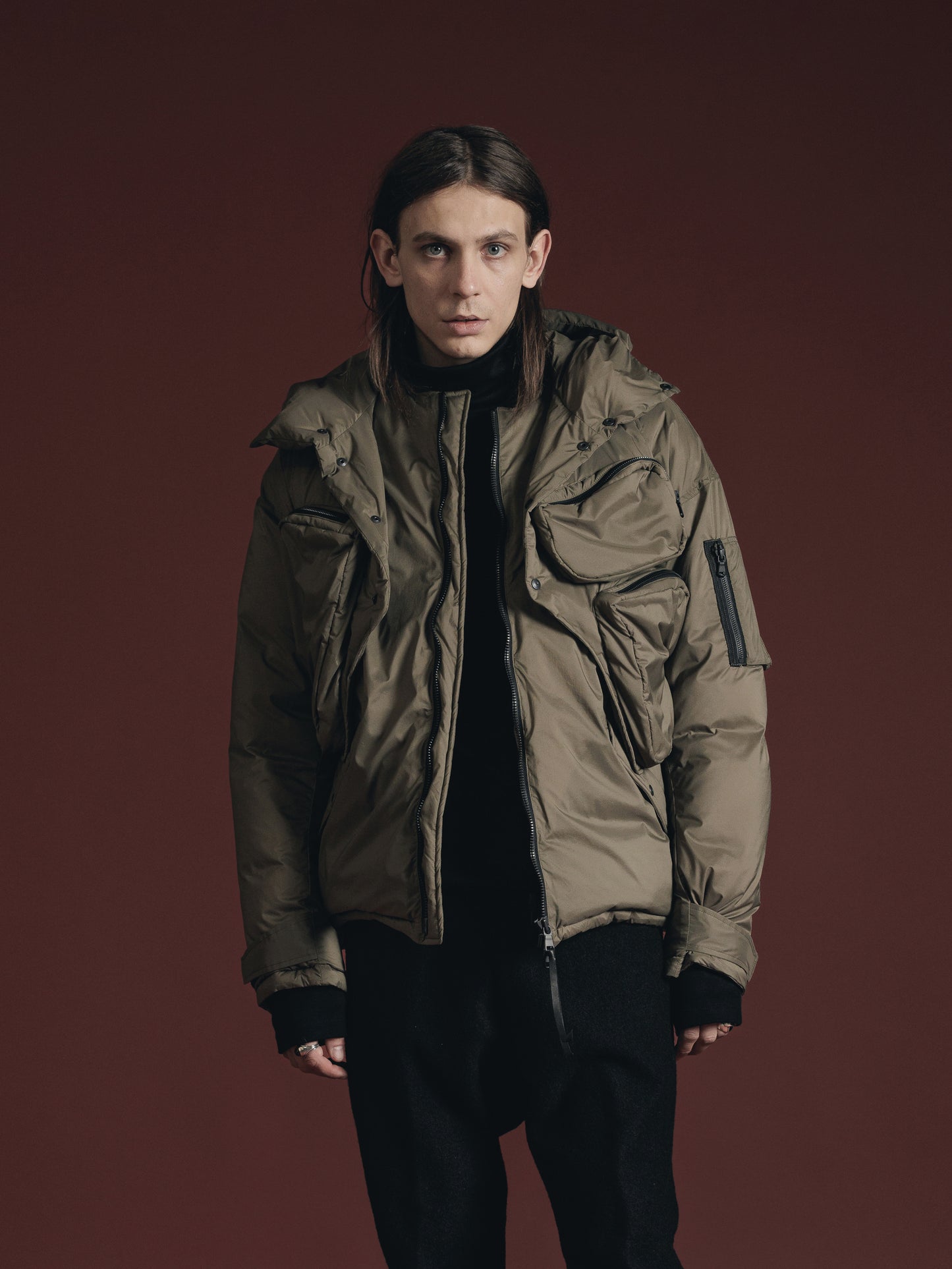 
                  
                    LAYERED DOWN JACKET
                  
                