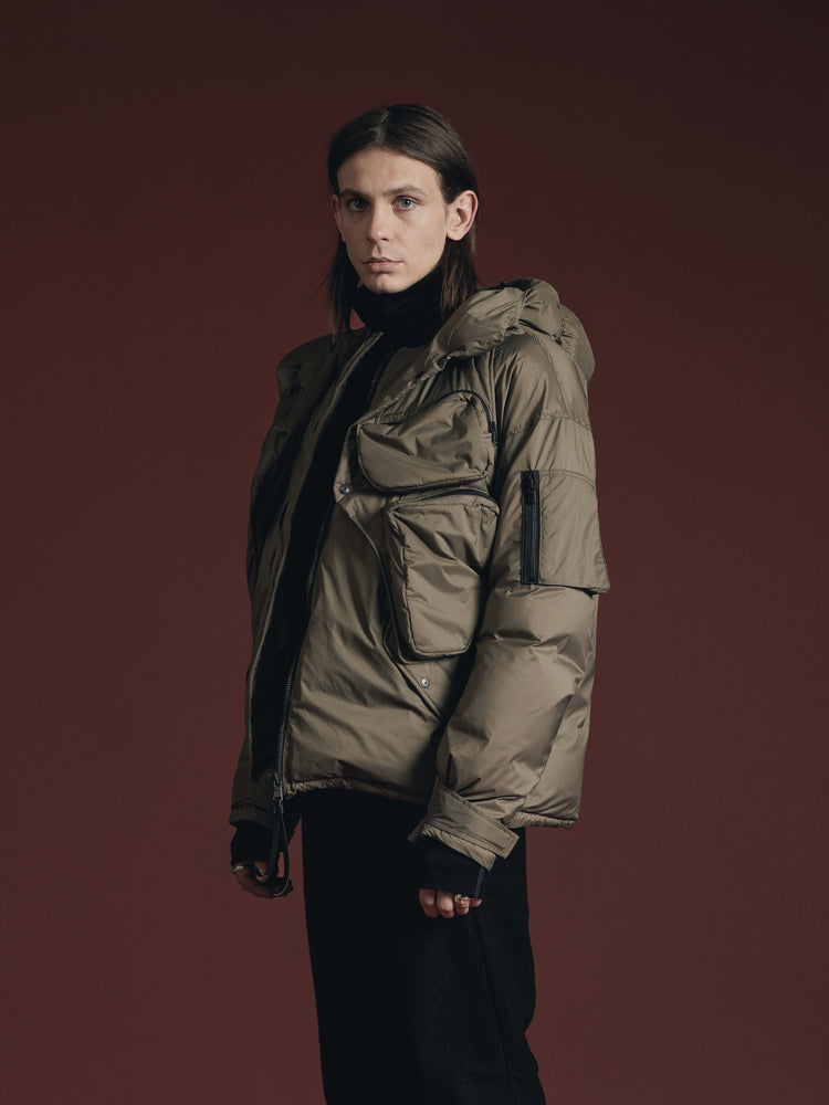 
                  
                    LAYERED DOWN JACKET
                  
                