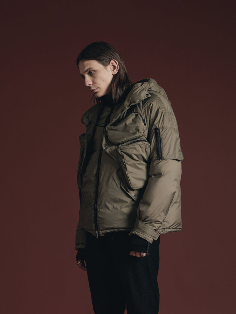 
                  
                    LAYERED DOWN JACKET
                  
                