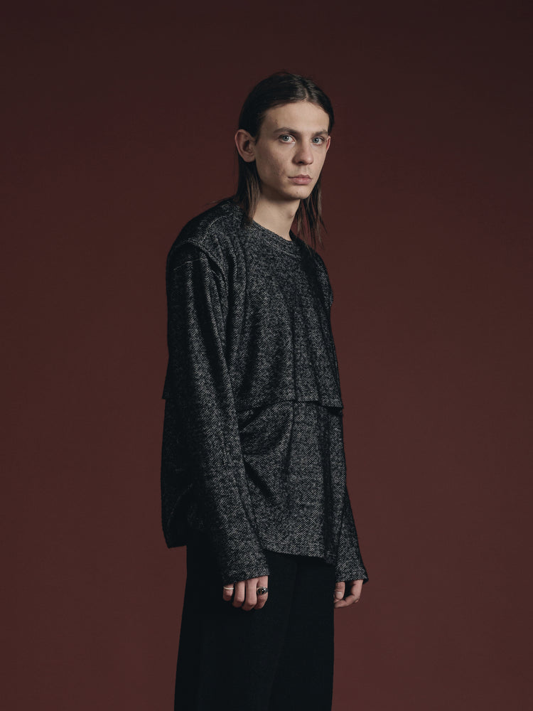 
                  
                    WOOL MIX JERSEY LAYERD L/S
                  
                