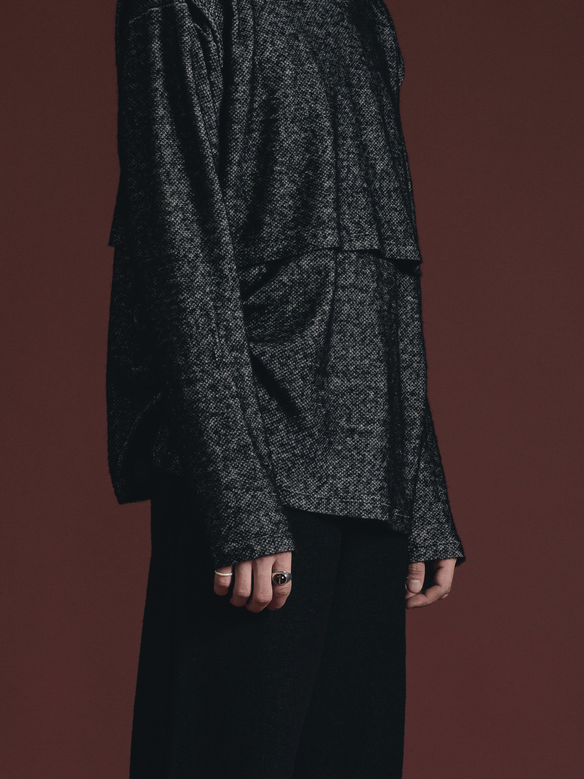 THE VIRIDI-ANNE（ザ ヴィリディアン） TVA 23AW WOOL MIX JERSEY