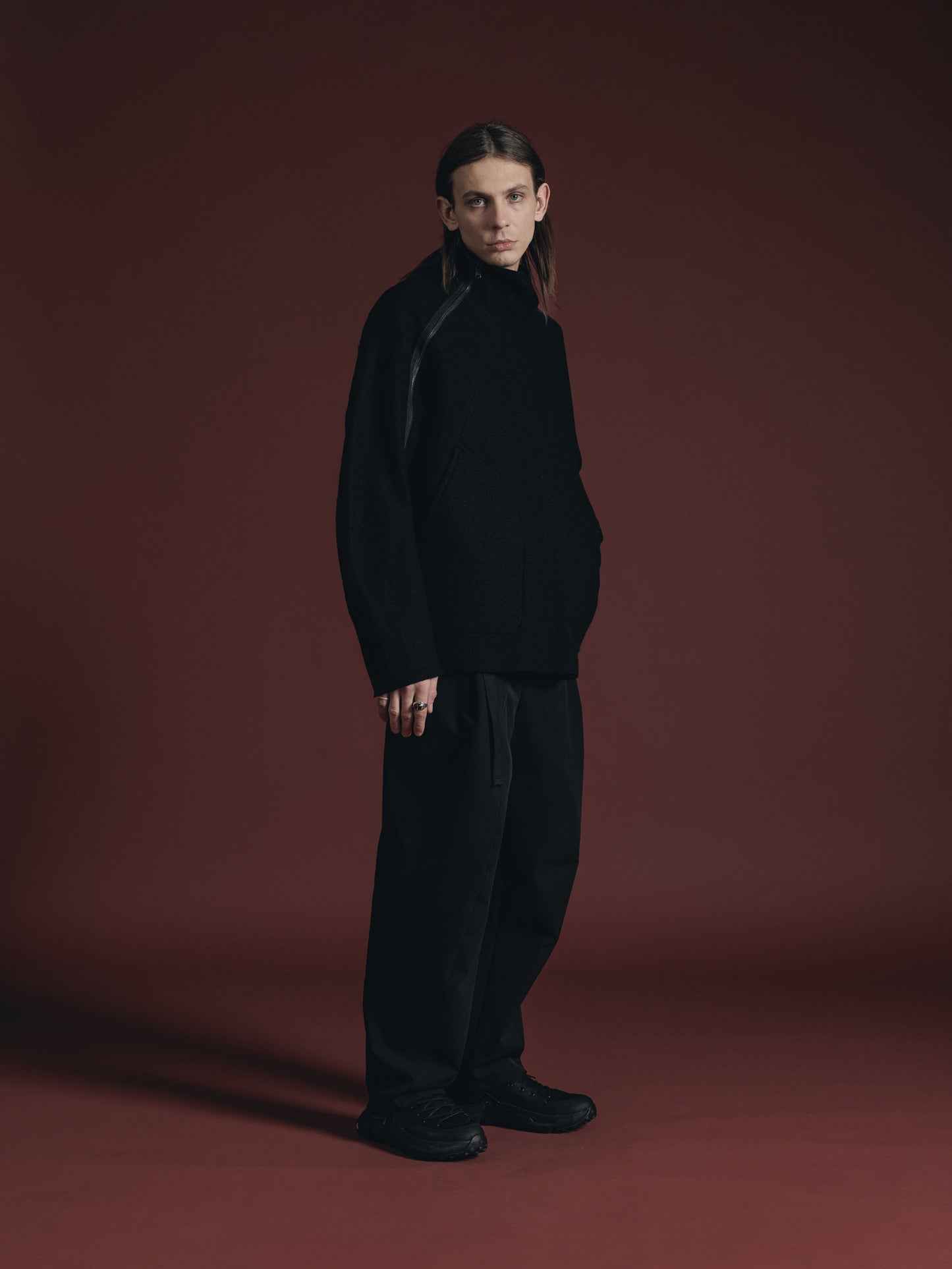 
                  
                    WATER REPELLENCY WIDE TROUSERS
                  
                