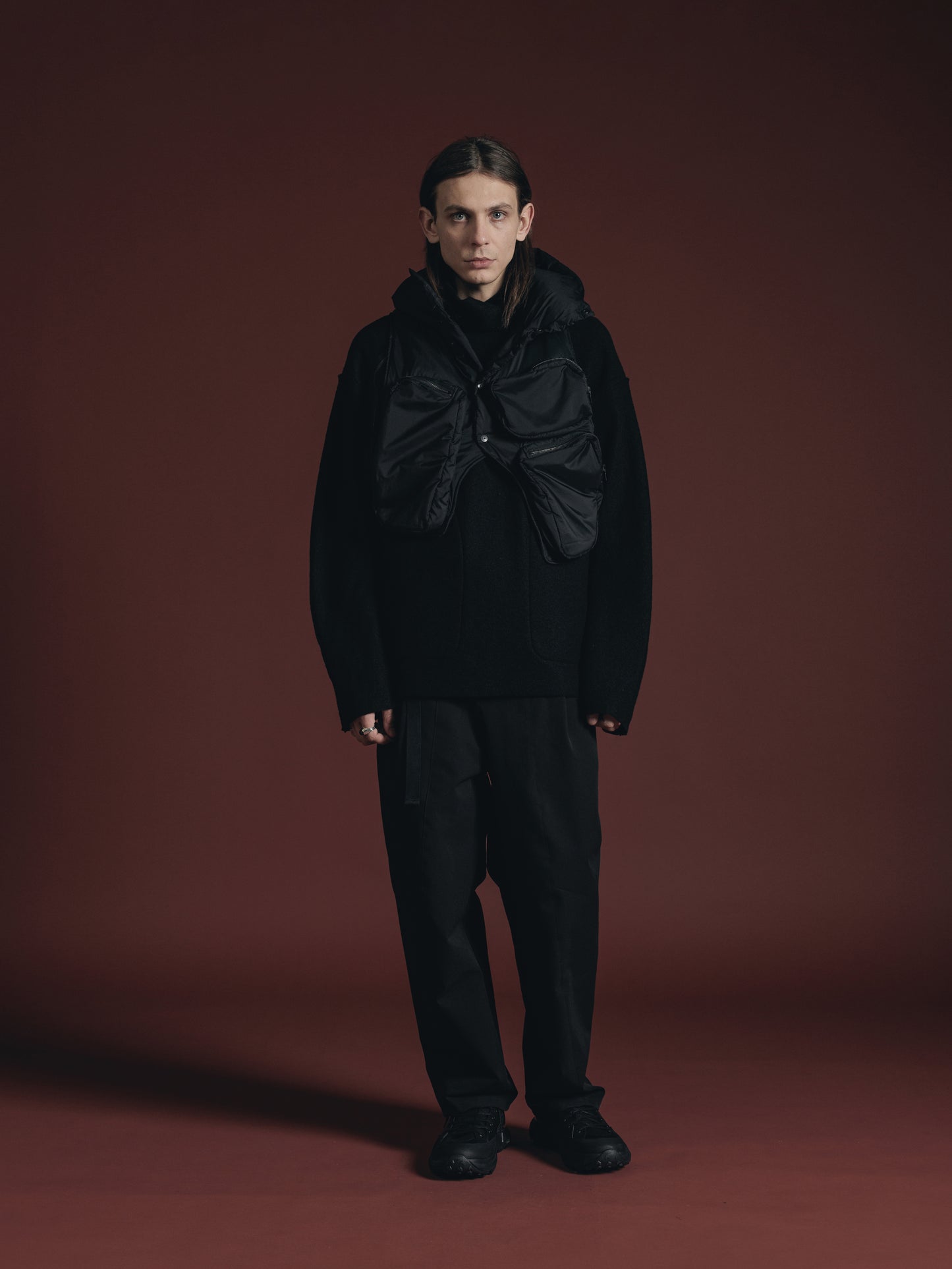 
                  
                    WATER REPELLENCY WIDE TROUSERS
                  
                