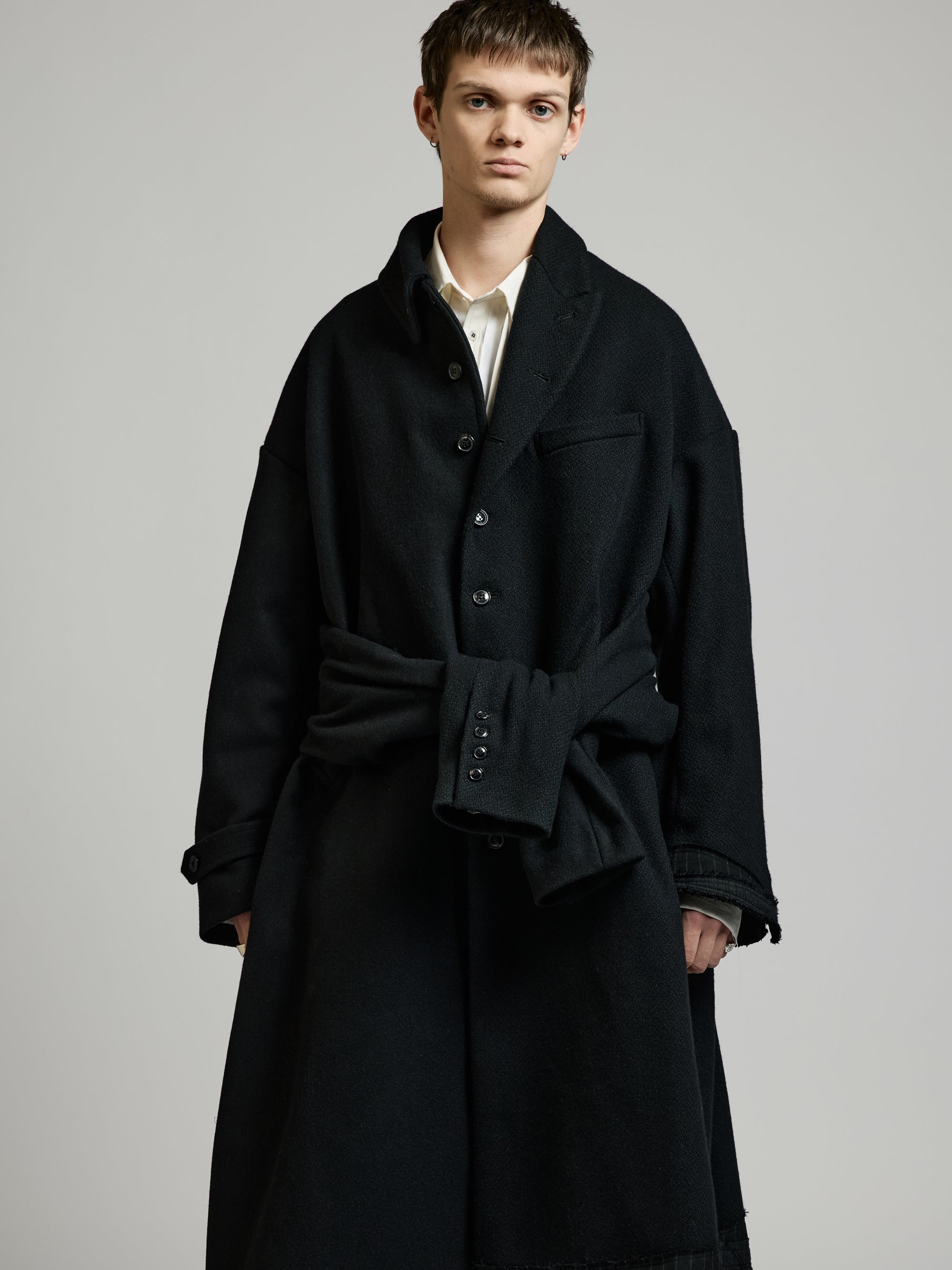 AD2011 archive コットンオーバーコート 黒 DUELLUM（デュエラム）ASURA COAT（アシュラコート） – The Viridi-anne